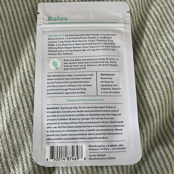 The Good Patch - 4 patches - Relax & B12 - Picture 5 of 5